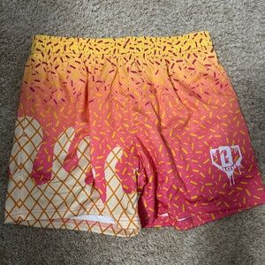 Baseball Lifestyle 101 Strawberry Banana Shorts